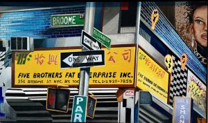 Broome Street 14”x24” acrylic on canvas